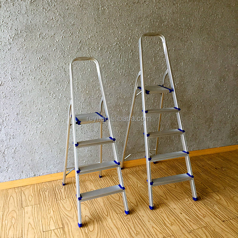 4 steps folding aluminum ladder