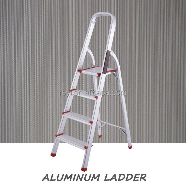 4 steps folding aluminum ladder